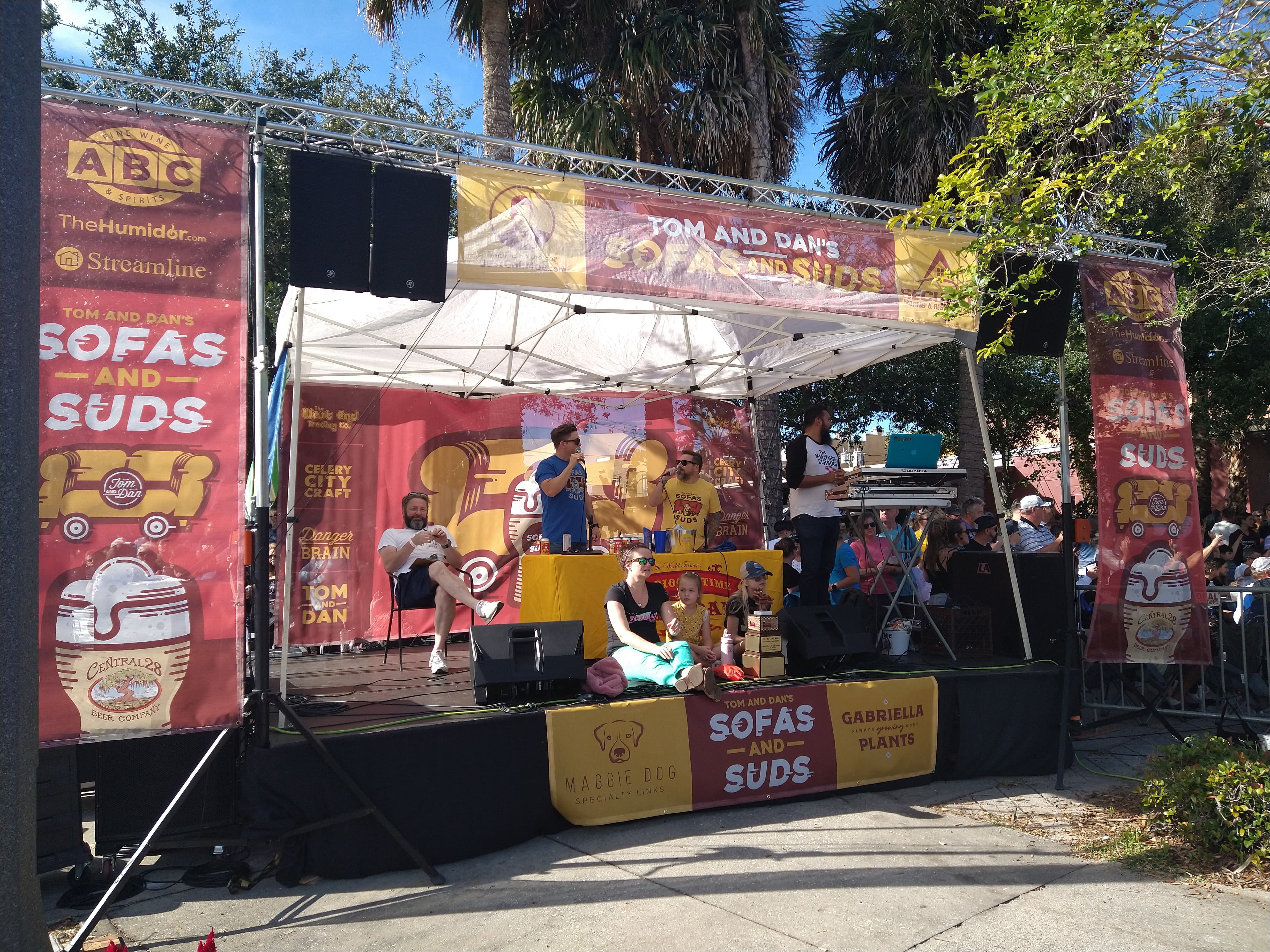 Live sound production at a Central Florida venue